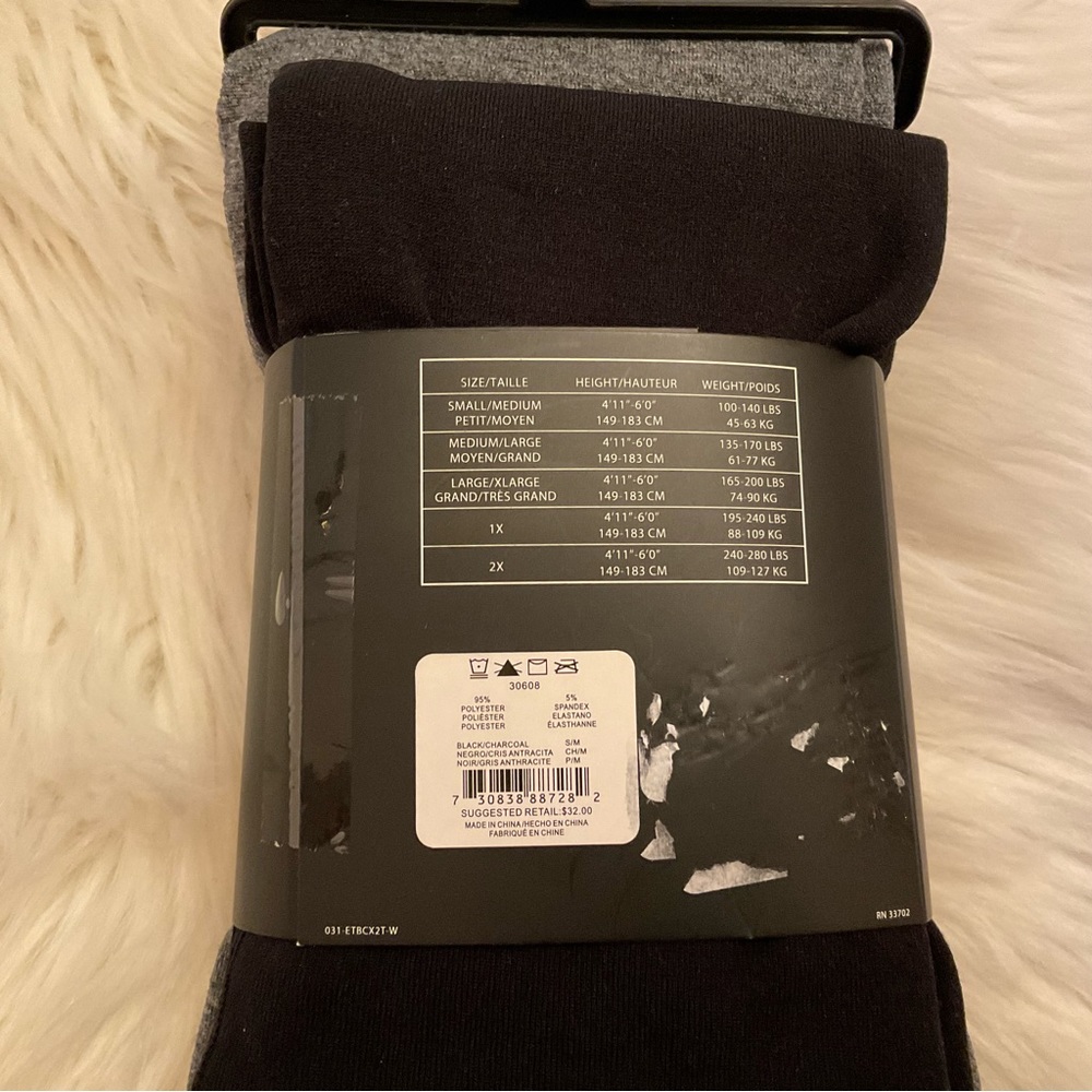 Ellen Tracy Footless Tights NWT S/M- x2 Pairs - Picture 6 of 7